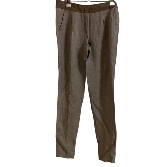 Fabiana Filippi / grey linen trouser jogger pants medium M - Picture 1 of 7